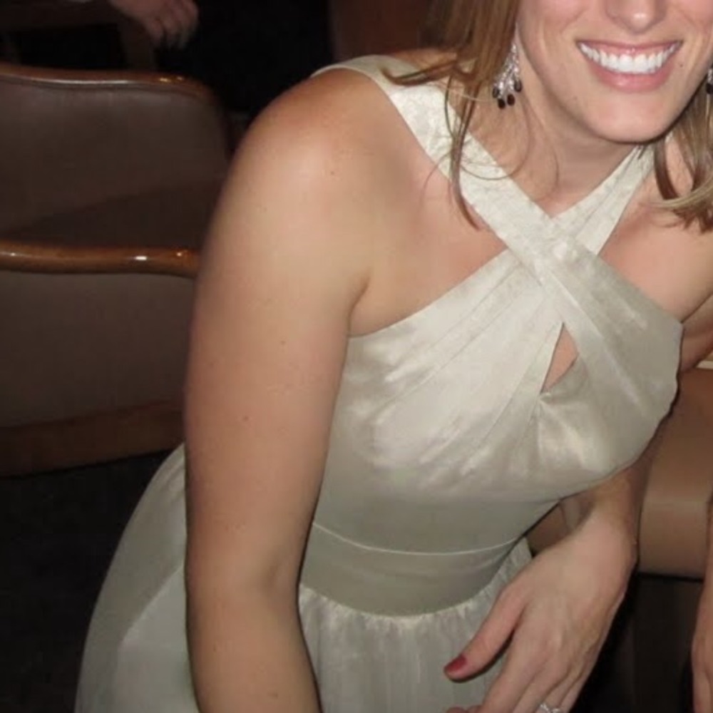 Gold Cross front dress
